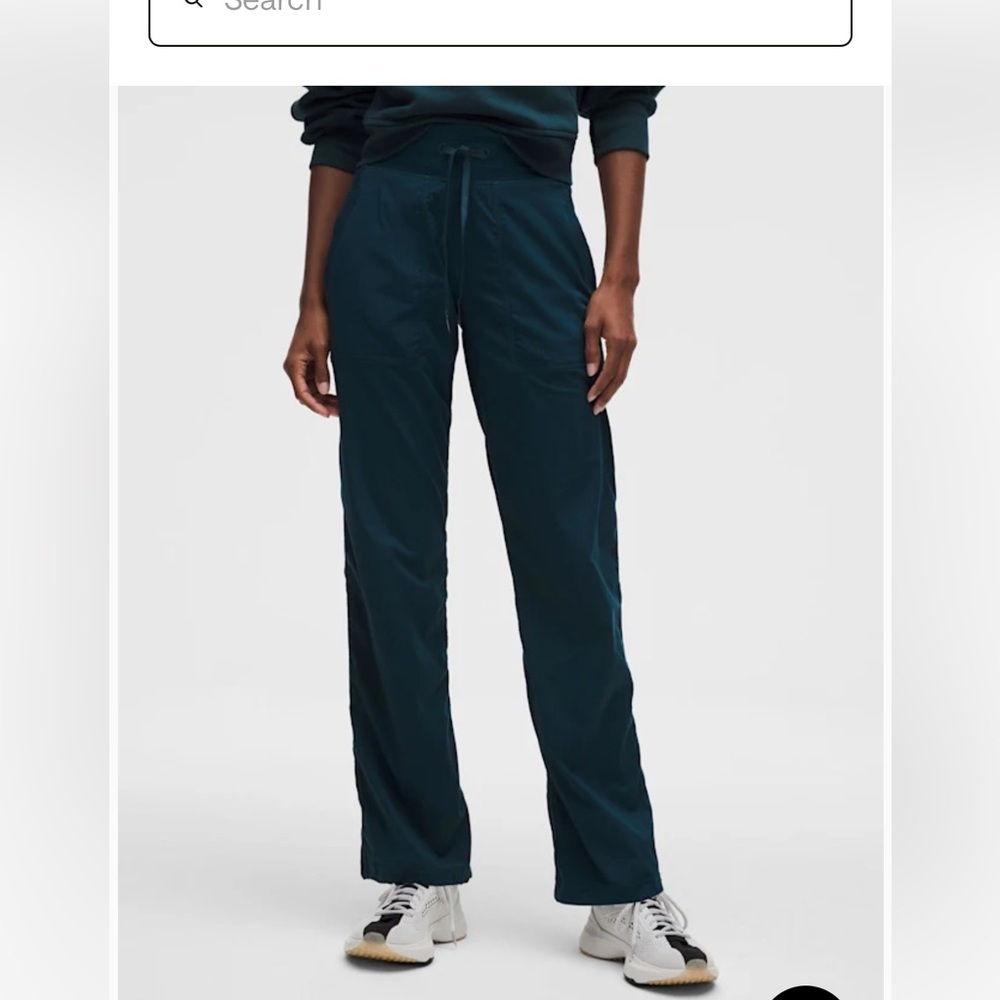 lululemon athletica Women's Teal Track Pants